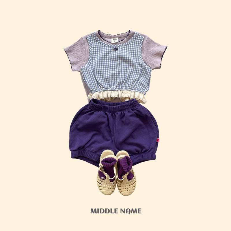 Middle Name - Korean Children Fashion - #stylishchildhood - Check Sleeveless Blouse - 8