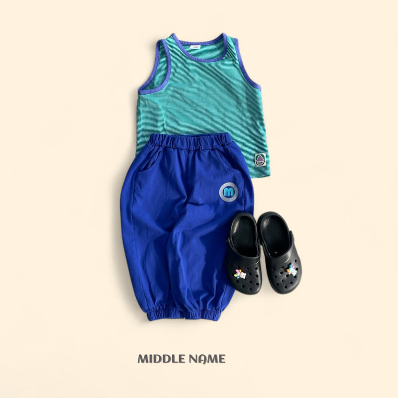 Middle Name - Korean Children Fashion - #todddlerfashion - Binding Sleeveless - 7