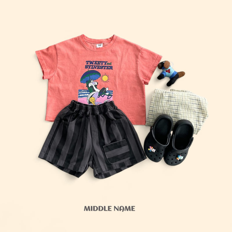 Middle Name - Korean Children Fashion - #toddlerclothing - Front Pocket Stripe Pants - 9
