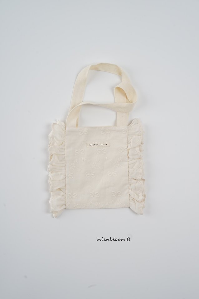 Mienbloom B - Korean Baby Fashion - #smilingbaby - Bebe Ribbon Embroidered Bag - 4