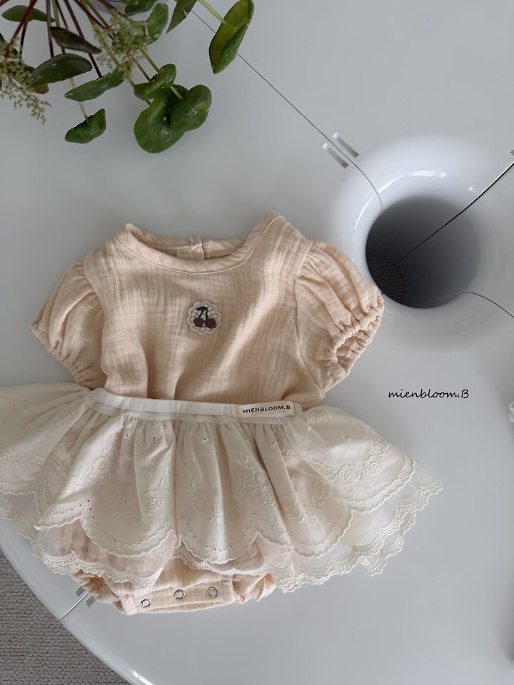Mienbloom B - Korean Baby Fashion - #babyboutique - Bebe Scallop Mesh Skirt - 9