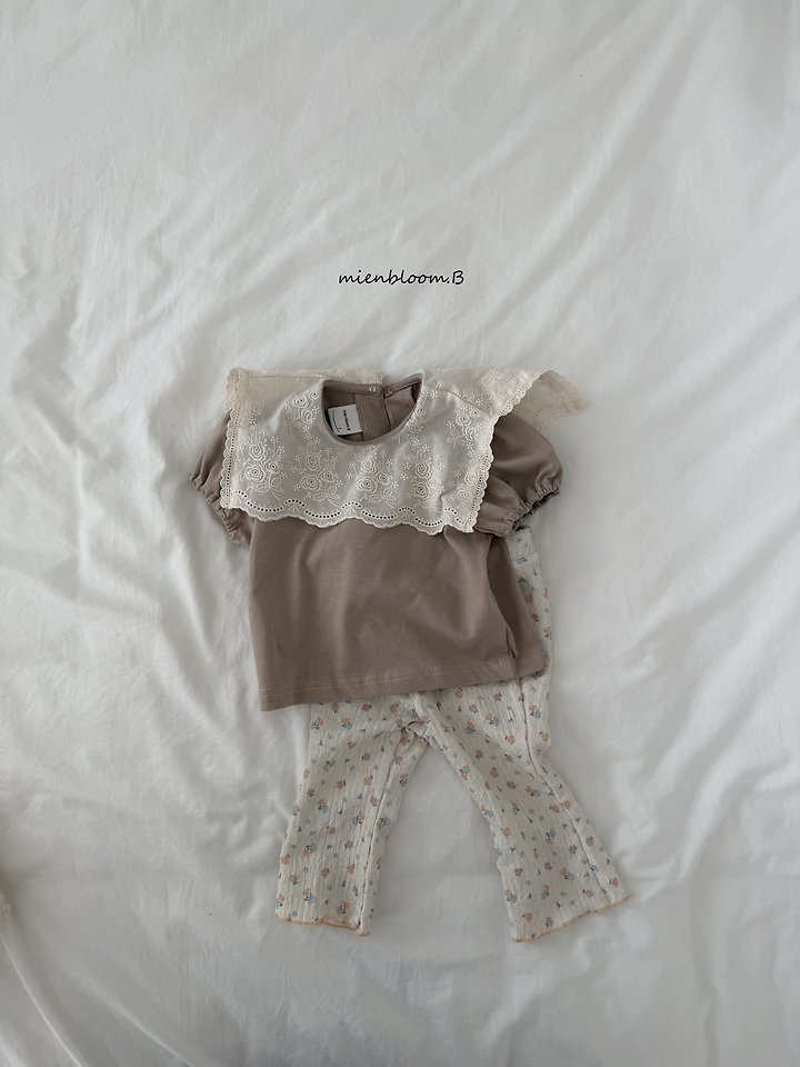 Mienbloom B - Korean Baby Fashion - #babyboutique - Bebe Flower Bootcut - 9