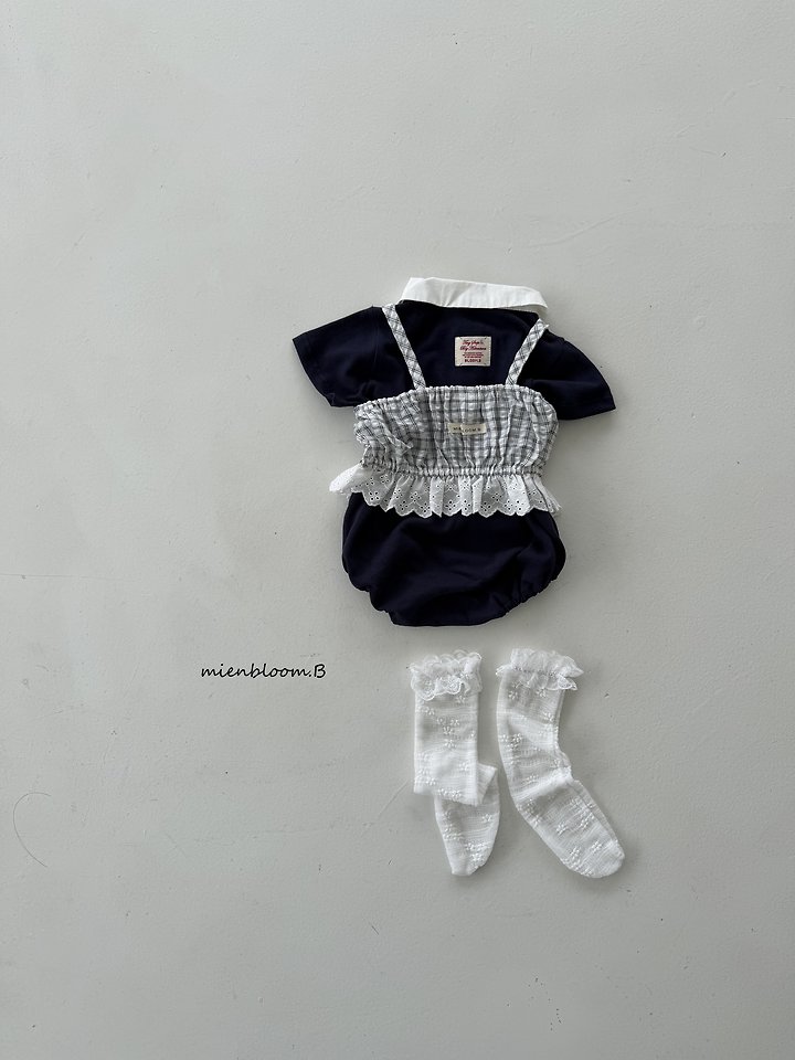 Mienbloom B - Korean Baby Fashion - #babyboutique - Bebe PK Collar Suit - 7