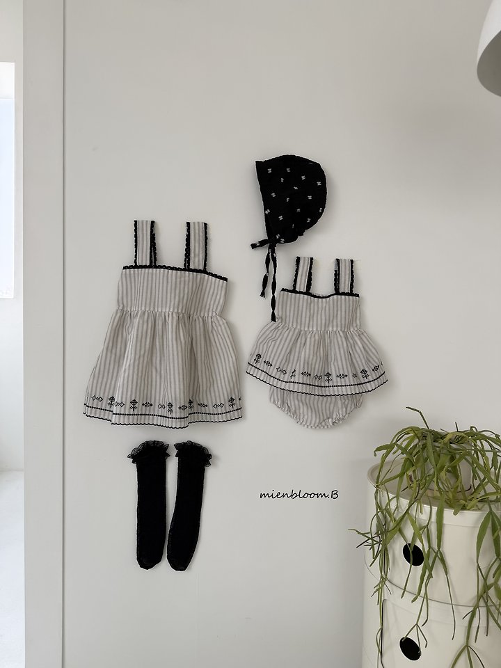 Mienbloom B - Korean Baby Fashion - #babyboutiqueclothing - Bebe Lauren One-piece - 8