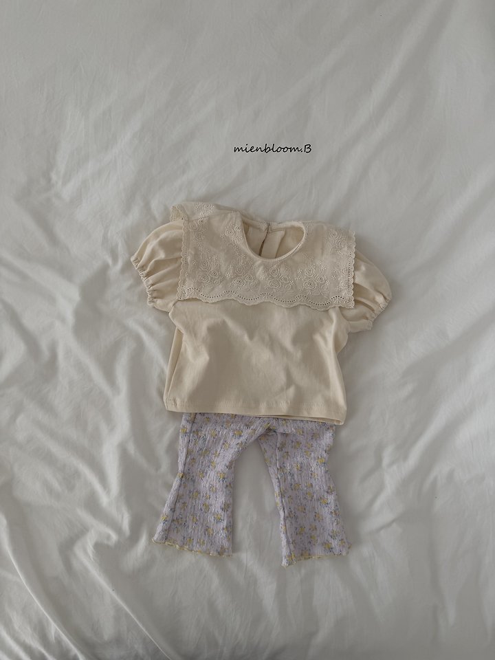 Mienbloom B - Korean Baby Fashion - #babyclothing - Bebe Flower Bootcut - 11