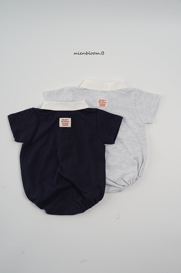 Mienbloom B - Korean Baby Fashion - #babyclothing - Bebe PK Collar Suit - 9