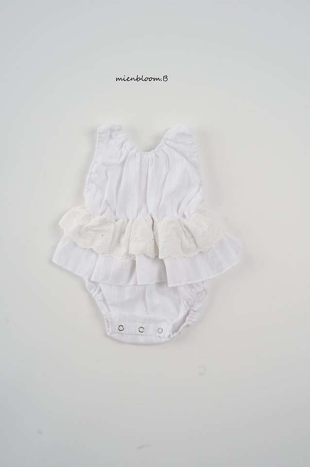 Mienbloom B - Korean Baby Fashion - #babyclothing - Bebe Cherry Lace Suit - 5