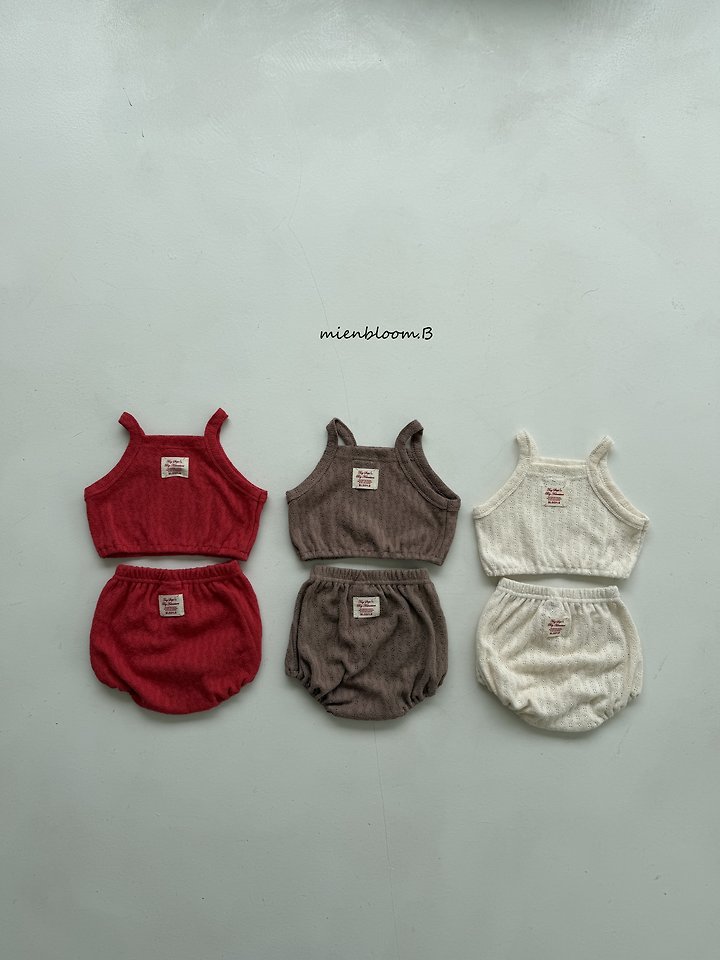 Mienbloom B - Korean Baby Fashion - #babyfashion - Bebe Leaf Knit Bloomer - 3
