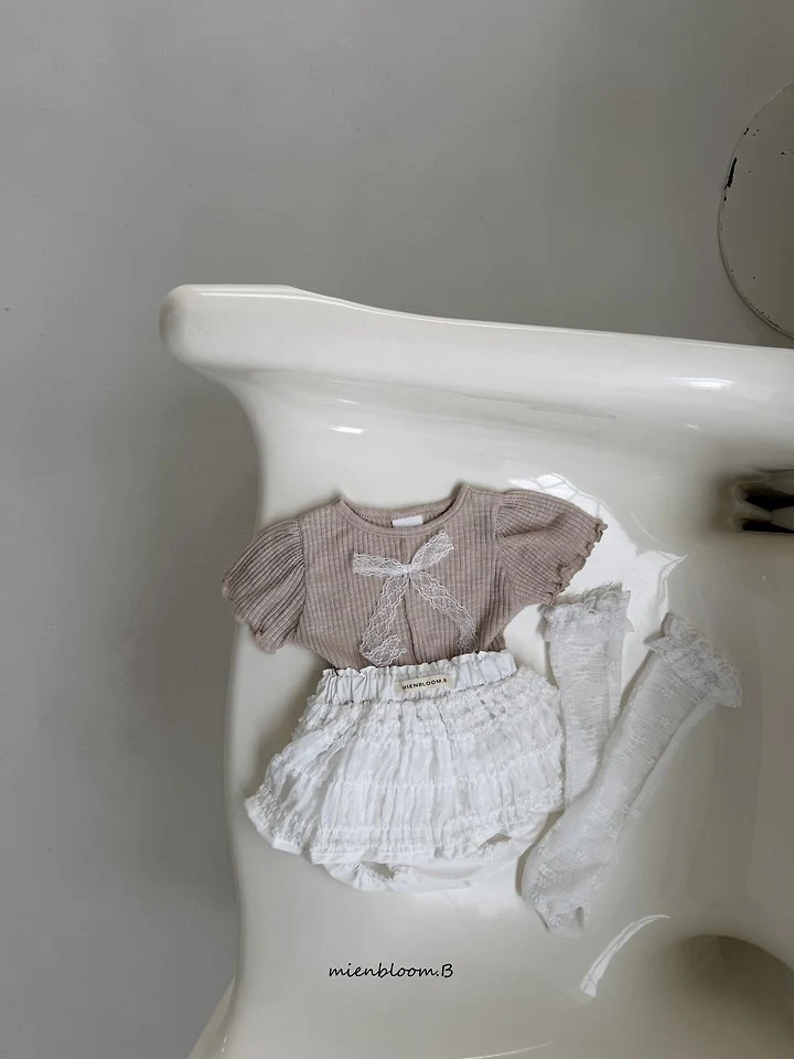 Mienbloom B - Korean Baby Fashion - #babyfever - Bebe Flower Mesh Socks - 10