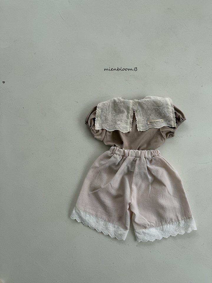 Mienbloom B - Korean Baby Fashion - #babyfever - Bebe Pure Check Pants - 10