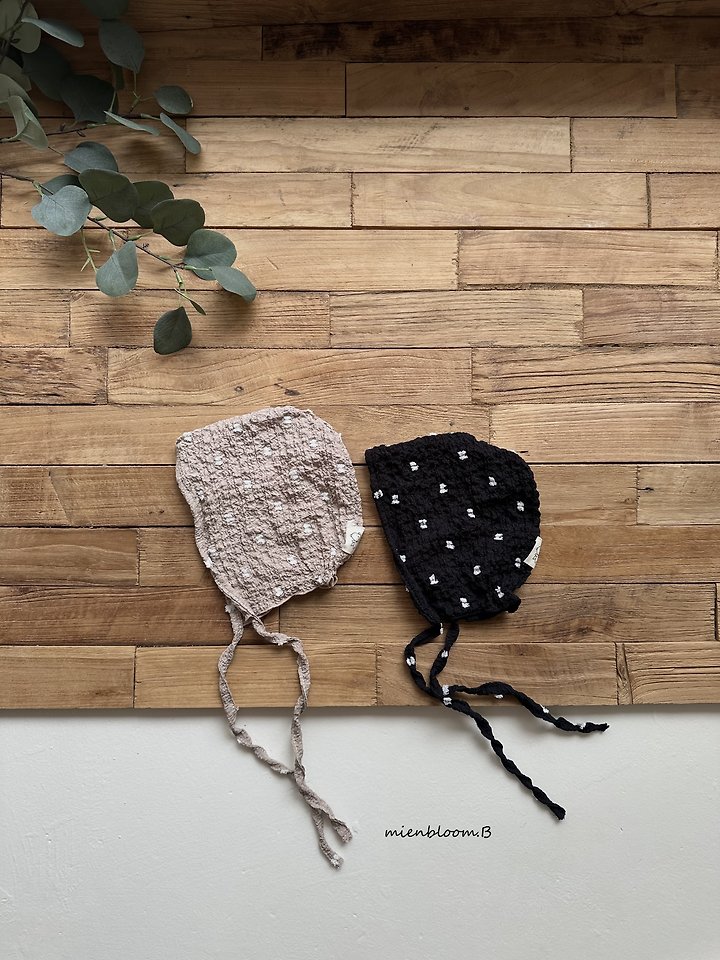 Mienbloom B - Korean Baby Fashion - #babyfever - Bebe Chubby Bonnet - 4