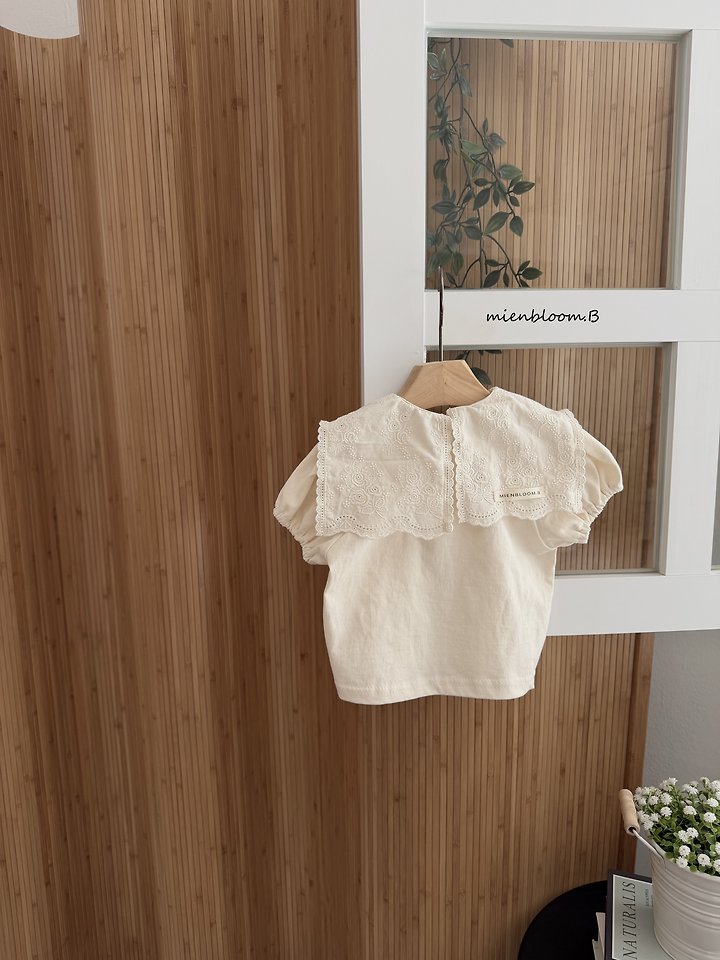 Mienbloom B - Korean Baby Fashion - #babyfever - Bebe Lace Sailor Tee - 4