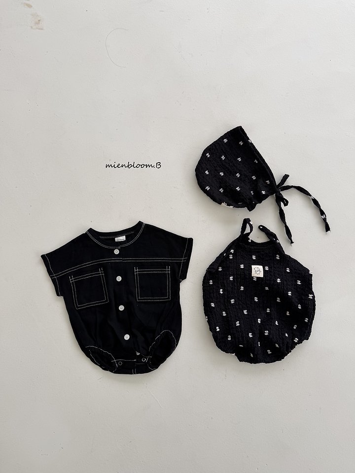 Mienbloom B - Korean Baby Fashion - #babygirlfashion - Bebe Ellie Linen Suit - 11