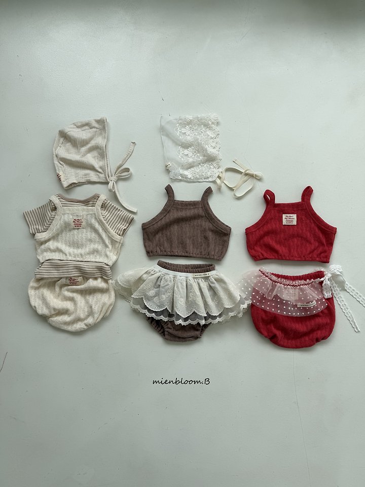 Mienbloom B - Korean Baby Fashion - #babyfever - Bebe Leaf Knit Sleeveless - 4