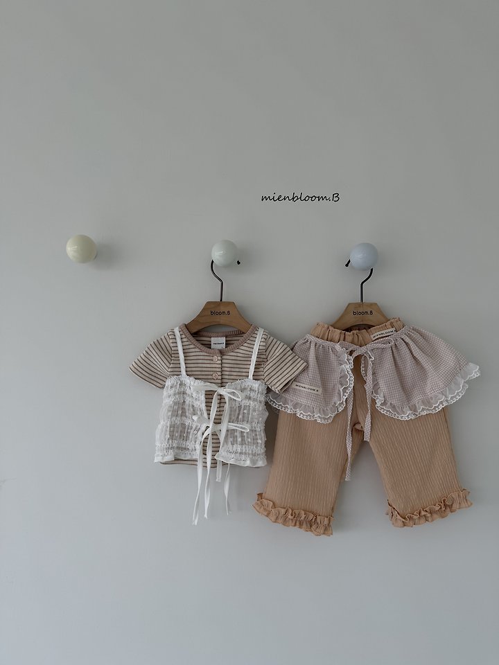 Mienbloom B - Korean Baby Fashion - #babygirlfashion - Bebe Tencel Bustier - 4