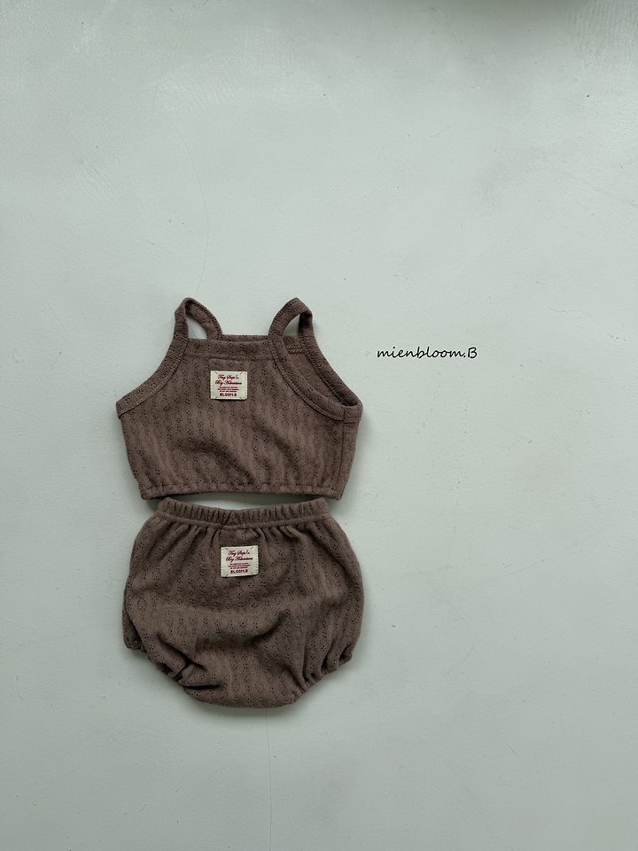 Mienbloom B - Korean Baby Fashion - #babylifestyle - Bebe Leaf Knit Bloomer - 6