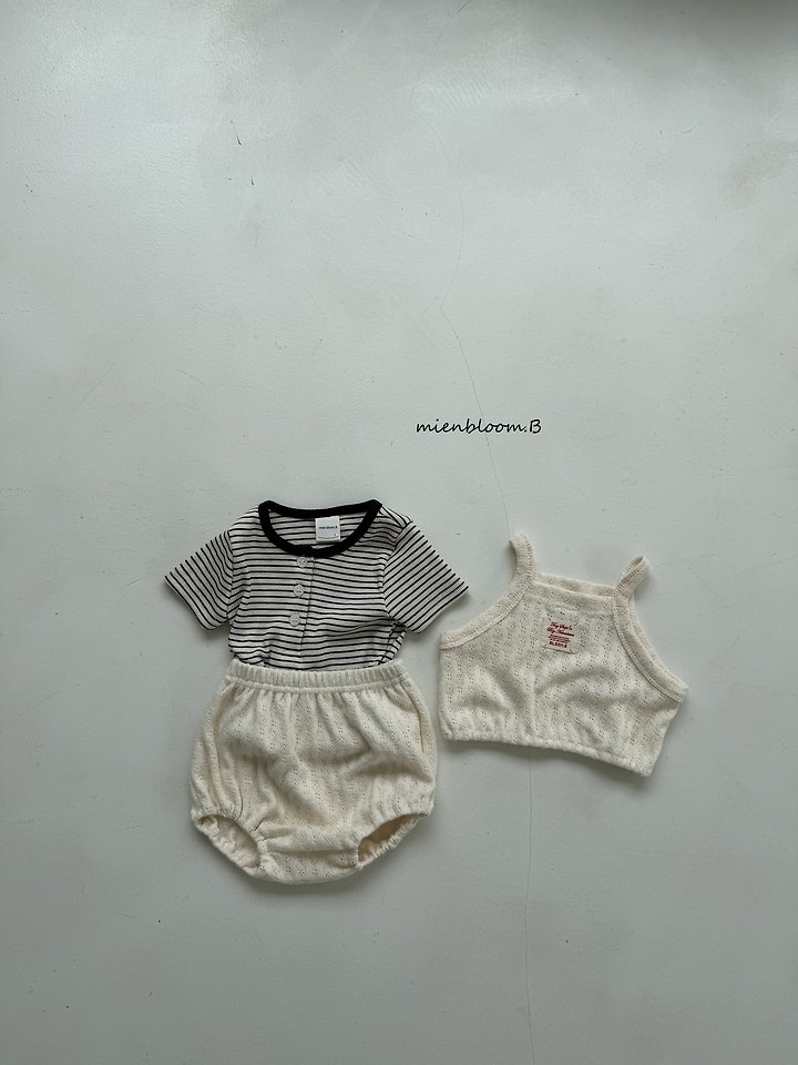 Mienbloom B - Korean Baby Fashion - #babylifestyle - Bebe Leaf Knit Sleeveless - 5