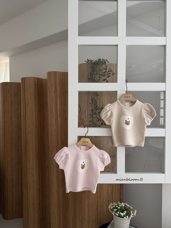 Mienbloom B - Korean Baby Fashion - #babylifestyle - Bebe Party Bear Tee