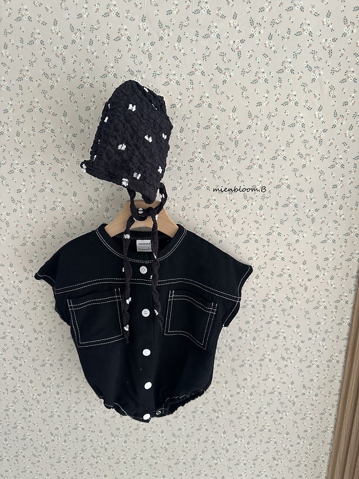Mienbloom B - Korean Baby Fashion - #babyoninstagram - Bebe Chubby Bonnet - 6