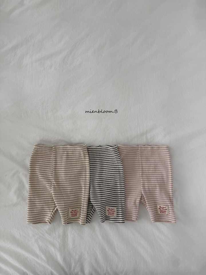 Mienbloom B - Korean Baby Fashion - #babyoninstagram - Bebe Striped Ribbed Pants