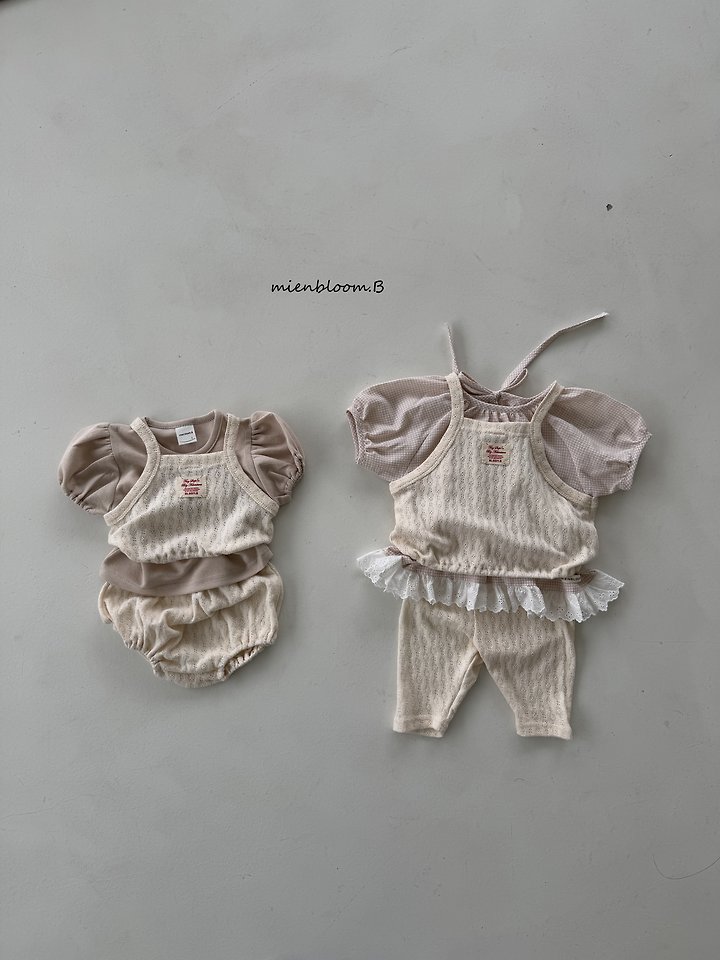Mienbloom B - Korean Baby Fashion - #babyootd - Bebe Leaf Knit Bloomer - 8