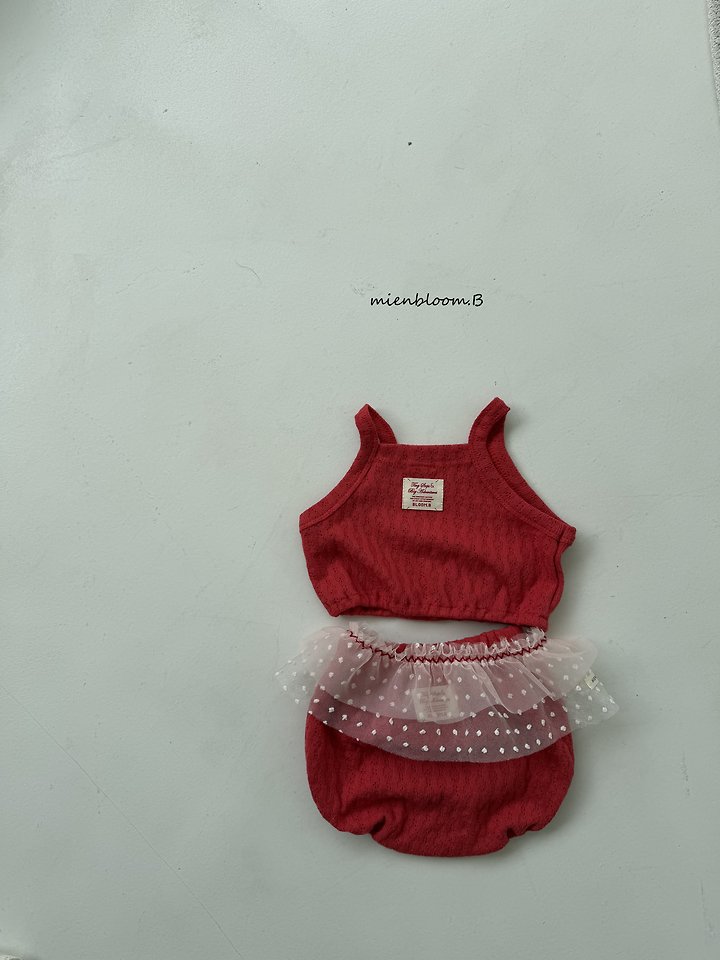 Mienbloom B - Korean Baby Fashion - #babyoutfit - Bebe Point Skirt - 5