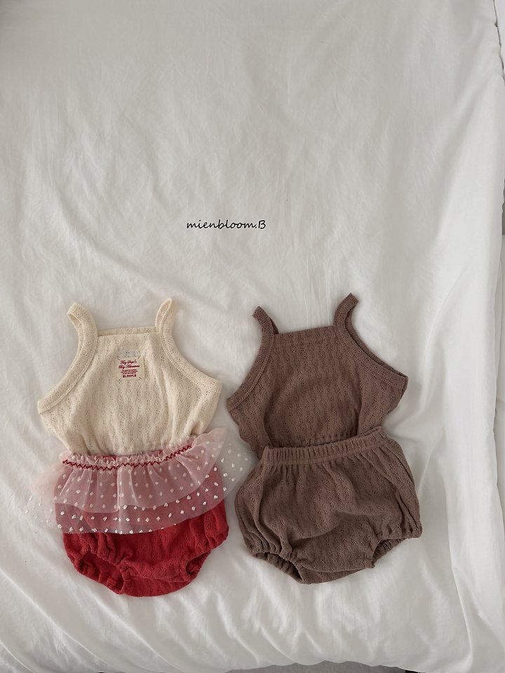 Mienbloom B - Korean Baby Fashion - #babyoutfit - Bebe Point Skirt - 6