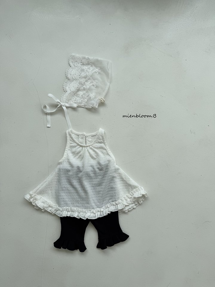 Mienbloom B - Korean Baby Fashion - #babyoutfit - Bebe Easy Frill Blouse - 6