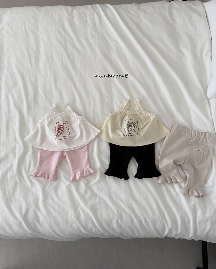 Mienbloom B - Korean Baby Fashion - #babyoutfit - Bebe Flare Pants - 2