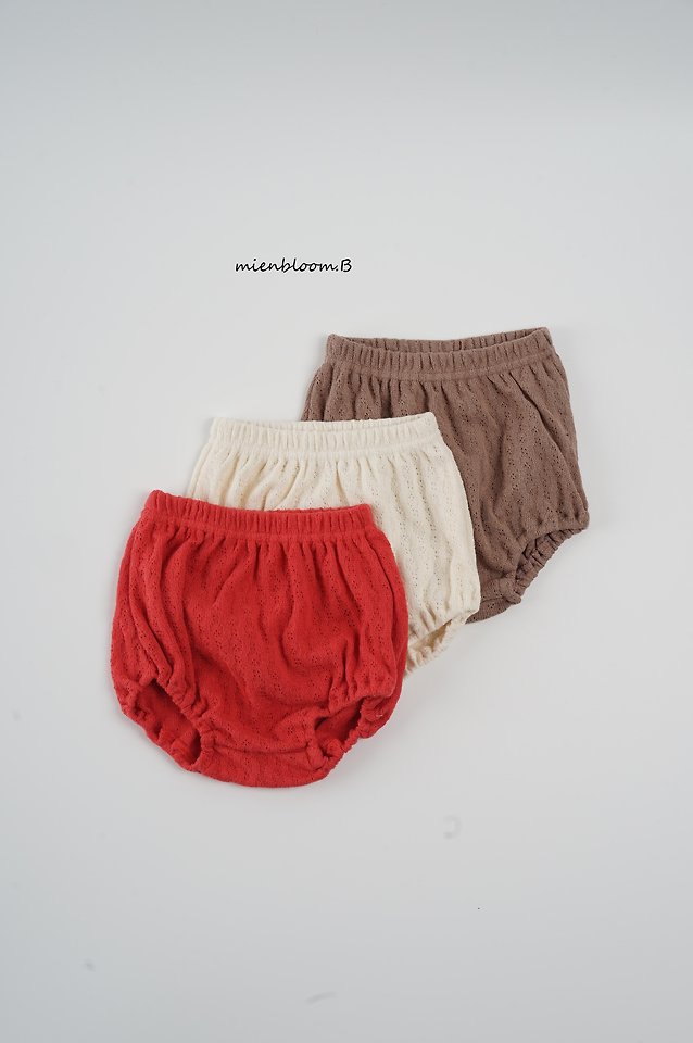 Mienbloom B - Korean Baby Fashion - #babyoutfit - Bebe Leaf Knit Bloomer - 10
