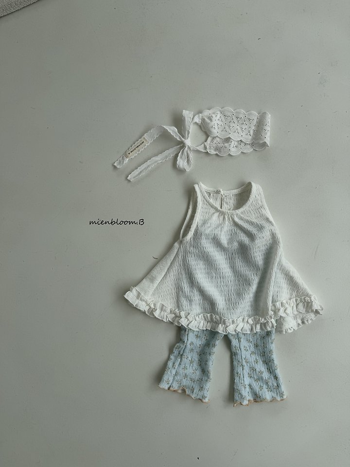 Mienbloom B - Korean Baby Fashion - #babywear - Bebe Easy Frill Blouse - 7