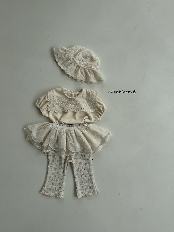 Mienbloom B - Korean Baby Fashion - #babywear - Bebe Lace Sailor Tee - 10
