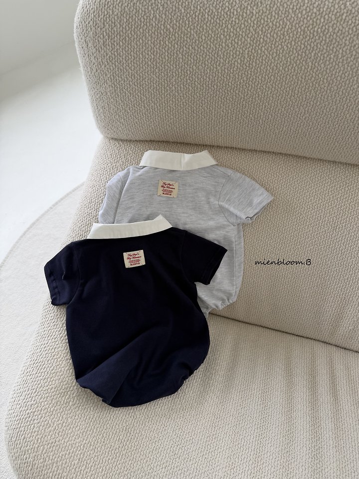 Mienbloom B - Korean Baby Fashion - #babywear - Bebe PK Collar Suit - 3