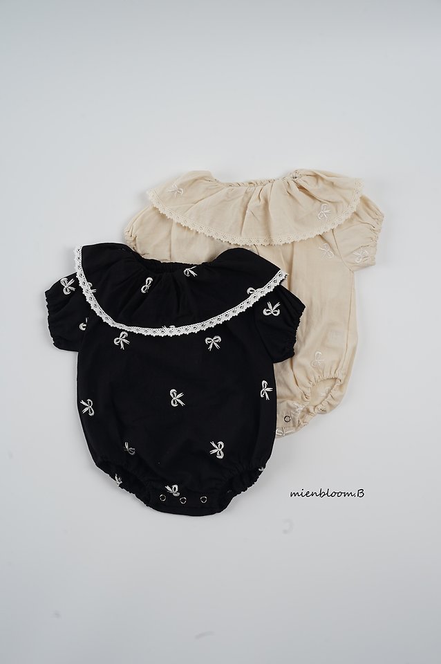Mienbloom B - Korean Baby Fashion - #babywear - Bebe Ribbon Embroidered Suit - 10