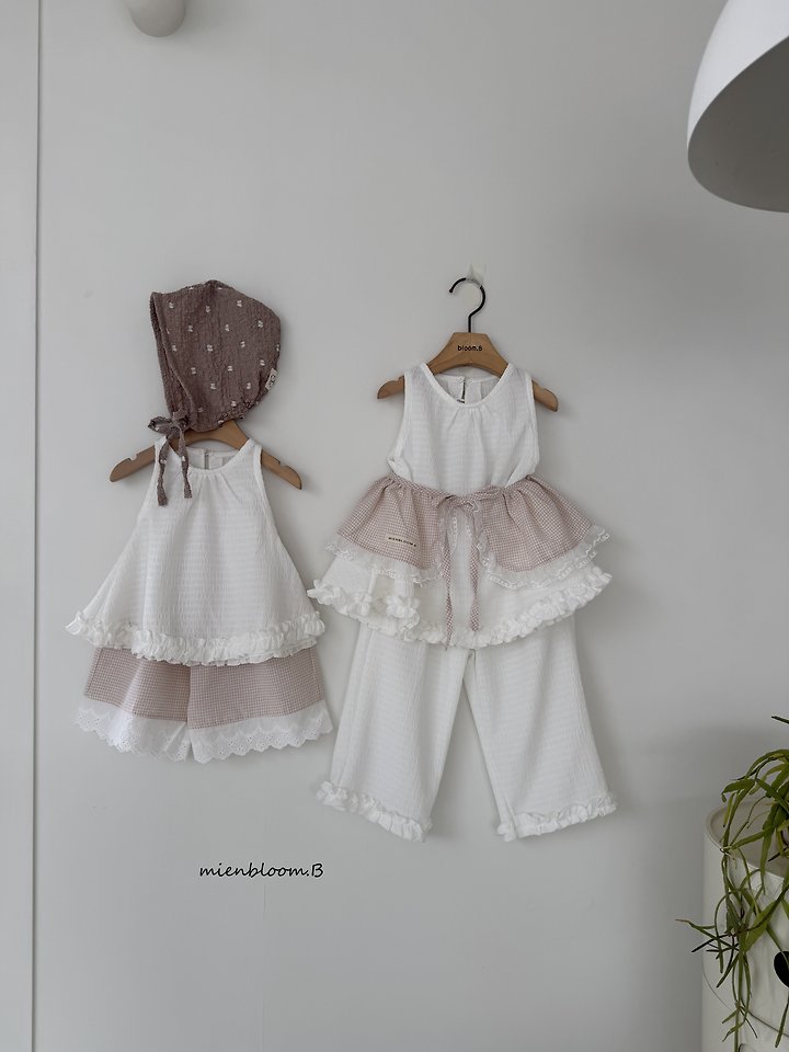 Mienbloom B - Korean Baby Fashion - #onlinebabyboutique - Bebe Chubby Bonnet - 11