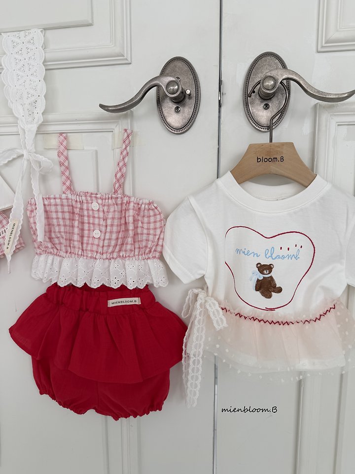 Mienbloom B - Korean Baby Fashion - #onlinebabyboutique - Bebe Point Skirt - 8