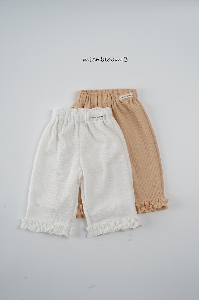 Mienbloom B - Korean Baby Fashion - #onlinebabyboutique - Bebe Easy Frill Pants - 10