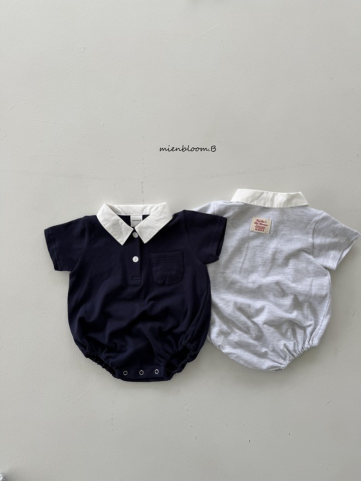 Mienbloom B - Korean Baby Fashion - #babywear - Bebe PK Collar Suit - 4
