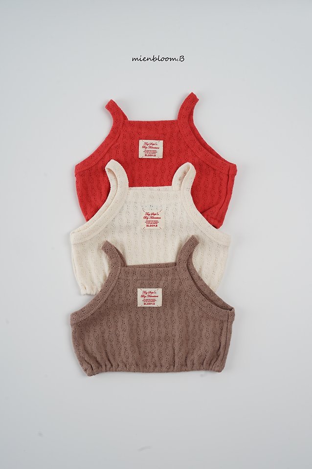 Mienbloom B - Korean Baby Fashion - #onlinebabyboutique - Bebe Leaf Knit Sleeveless - 11