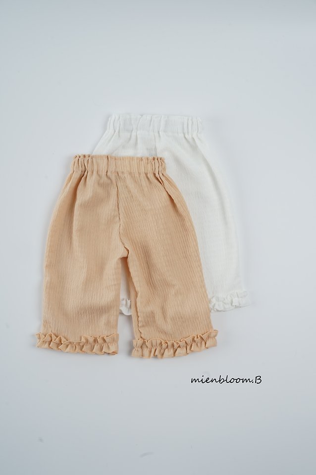Mienbloom B - Korean Baby Fashion - #onlinebabyshop - Bebe Easy Frill Pants - 11