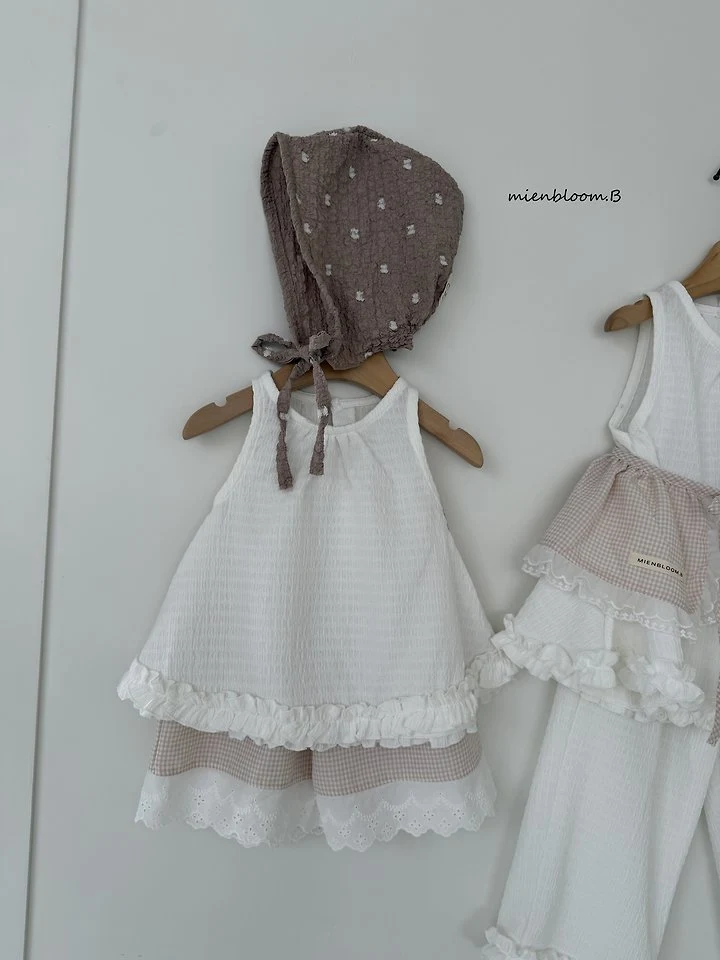 Mienbloom B - Korean Baby Fashion - #onlinebabyshop - Bebe Easy Frill Blouse - 9