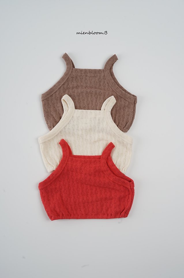 Mienbloom B - Korean Baby Fashion - #onlinebabyshop - Bebe Leaf Knit Sleeveless - 12