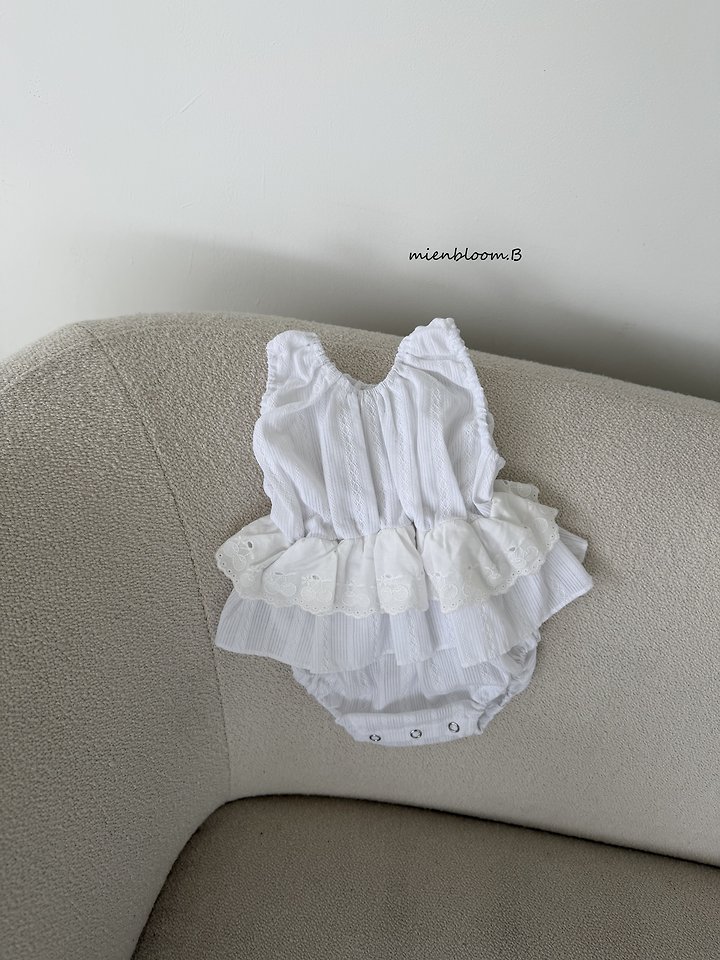 Mienbloom B - Korean Baby Fashion - #smilingbaby - Bebe Cherry Lace Suit - 2