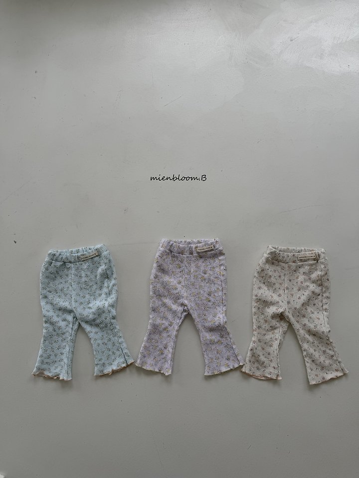 Mienbloom B - Korean Children Fashion - #Kfashion4kids - Kids Flower Bootcut