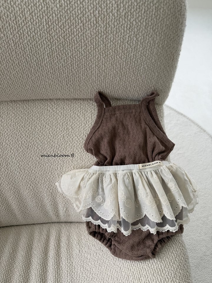 Mienbloom B - Korean Children Fashion - #Kfashion4kids - Kids Leaf Knit Sleeveless - 6