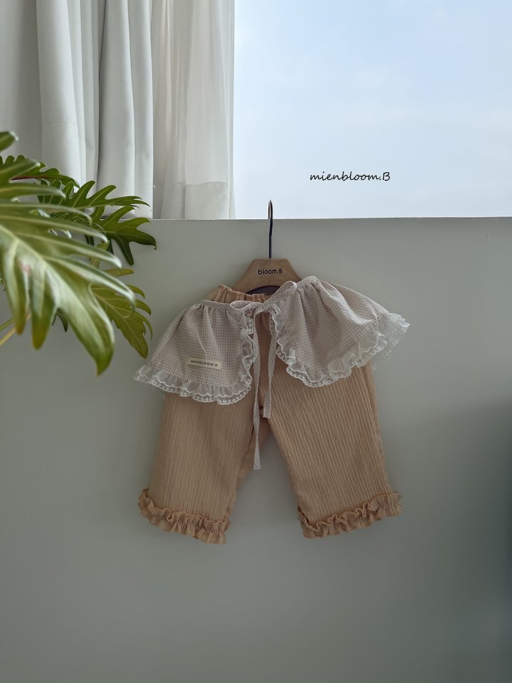 Mienbloom B - Korean Children Fashion - #childofig - Kids Pure Check Apron - 6