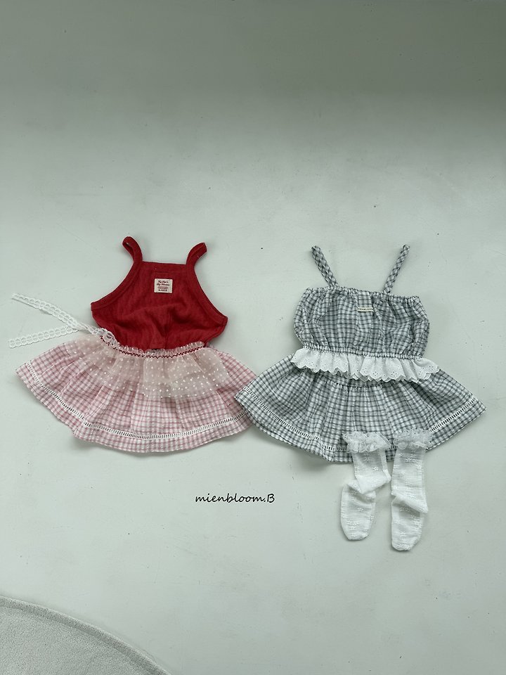 Mienbloom B - Korean Children Fashion - #childofig - Kids Check Skirt - 4