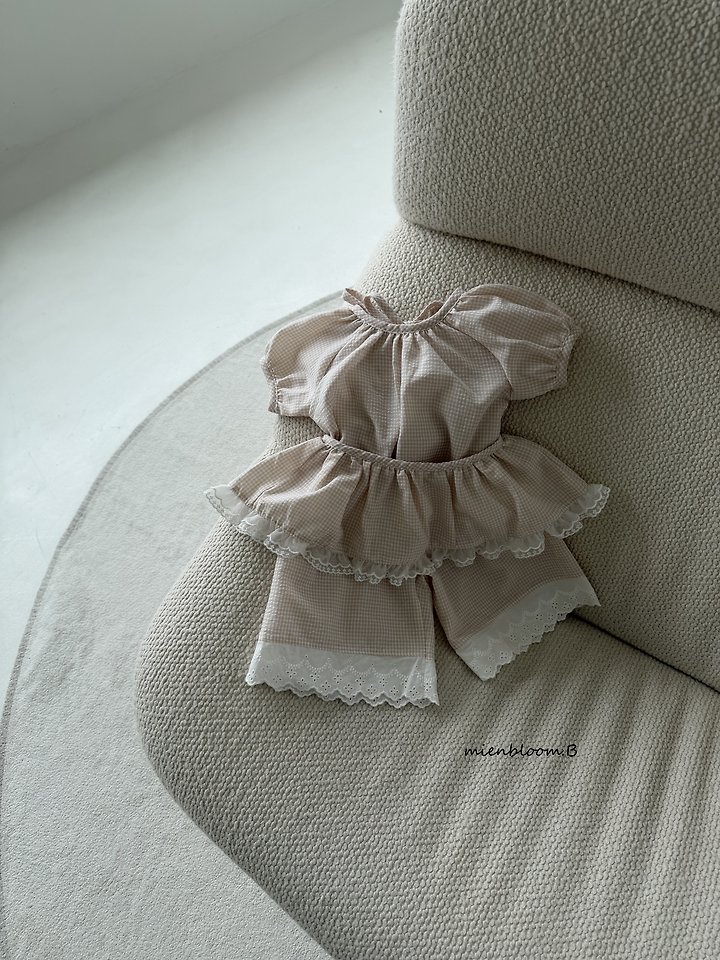 Mienbloom B - Korean Children Fashion - #childrensboutique - Kids Pure Check Pants - 6