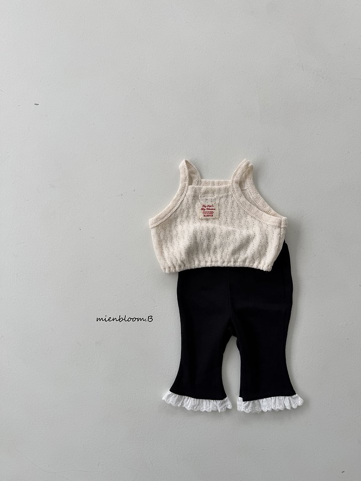 Mienbloom B - Korean Children Fashion - #childrensboutique - Kids Modal Lace Bootcut - 6