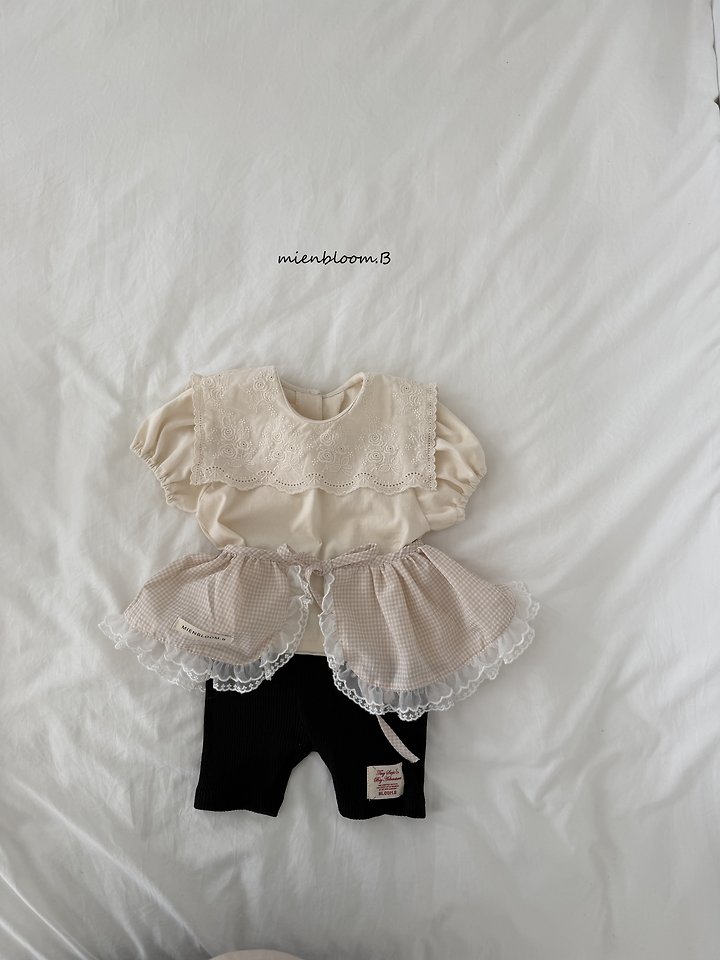 Mienbloom B - Korean Children Fashion - #discoveringself - Kids Pure Check Apron - 10